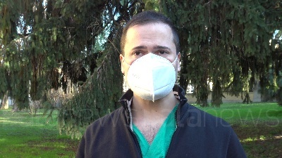 Scene from V-Day, Medico vaccinato: "Come un allunaggio"