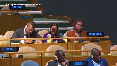 Scene from Ucraina, Draghi all'Onu: "Sanzioni imposte a Mosca hanno avuto un effetto dirompente"