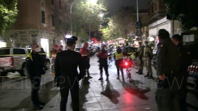 Scene from Chiuse le piazze della movida, protesta dei ristoratori a Campo de' Fiori