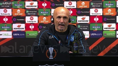 Scene from Europa League, Spalletti: "Barcellona pazzesco, Napoli capace anche di soffrire"