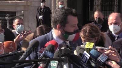 Scene from Covid, Salvini: "Mia speranza è riaprire dalla seconda metà di aprile le città 'tranquille'"