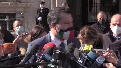 Scene from Covid, Salvini: "Mia speranza è riaprire dalla seconda metà di aprile le città 'tranquille'"