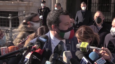 Scene from Covid, Salvini: "Mia speranza è riaprire dalla seconda metà di aprile le città 'tranquille'"
