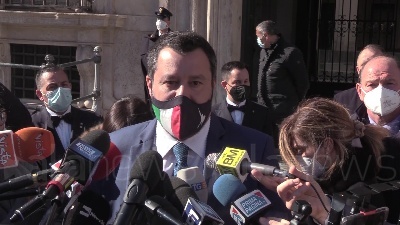 Scene from Covid, Salvini: "Mia speranza è riaprire dalla seconda metà di aprile le città 'tranquille'"