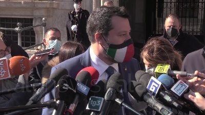 Scene from Covid, Salvini: "Mia speranza è riaprire dalla seconda metà di aprile le città 'tranquille'"