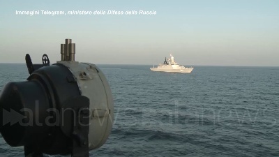 Scene from Russia, esercitazione militare nel mar Baltico: schierate 60 navi da guerra