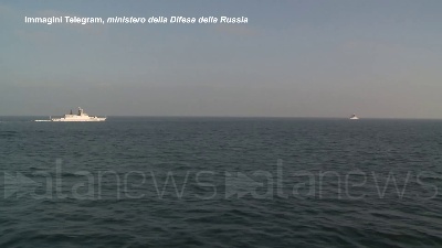 Scene from Russia, esercitazione militare nel mar Baltico: schierate 60 navi da guerra