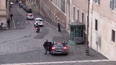 Scene from Governo, i leader del centrodestra al Quirinale