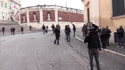 Scene from Governo, i leader del centrodestra al Quirinale