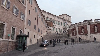 Scene from Governo, i leader del centrodestra al Quirinale