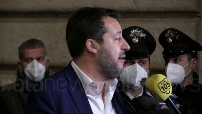 Scene from Quirinale, Salvini: "A breve un presidente donna in gamba. Fiducioso che domani si chiuda"