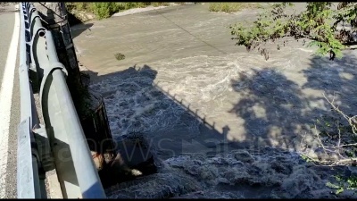 Scene from Piacenza, crolla ponte su Statale 45