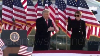 Scene from Trump lascia la Casa Bianca. Il tycoon promette: "Torneremo, in qualche modo"