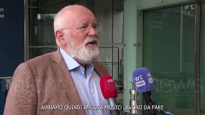 Scene from Ambiente, Timmermans: "Ancora molto lavoro da fare"