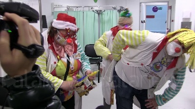Scene from Vaccini Bambini: pronto l'hub Fiera Milano tra sale cinema, clown e le mascotte di Gardalnd
