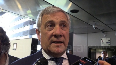 Scene from Tajani: "Contenti ritorno Berlusconi, sanata una ferita"