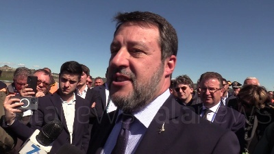 Scene from Asti-Cuneo, Salvini: "Da decenni aspettiamo questa giornata"