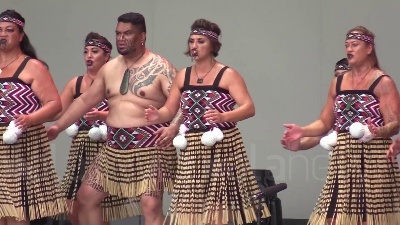 Scene from A Expo Dubai 2020 arriva la Haka della Nuova Zelanda