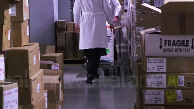 Scene from Vaccini Covid: le immagini nella farmacia dell'Ospedale di Varese