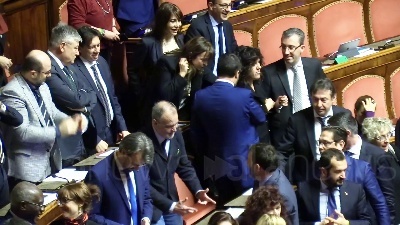 Scene from Legittima Difesa, dopo il voto è bagarre Lega-PD