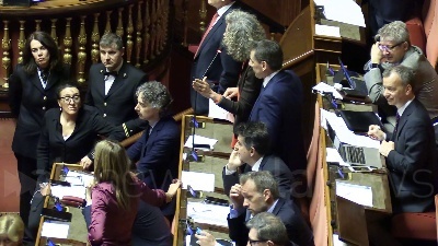 Scene from Legittima Difesa, dopo il voto è bagarre Lega-PD