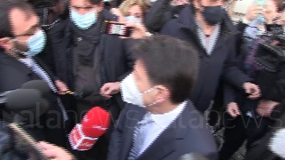 Scene from Conte: "Lavoro ad un patto di fine legislatura confido Italia viva non esca"