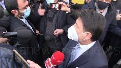 Scene from Conte: "Lavoro ad un patto di fine legislatura confido Italia viva non esca"