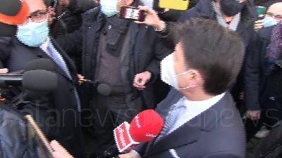 Scene from Conte: "Lavoro ad un patto di fine legislatura confido Italia viva non esca"