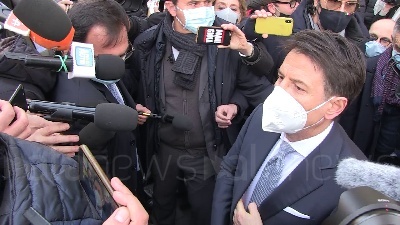 Scene from Conte: "Lavoro ad un patto di fine legislatura confido Italia viva non esca"