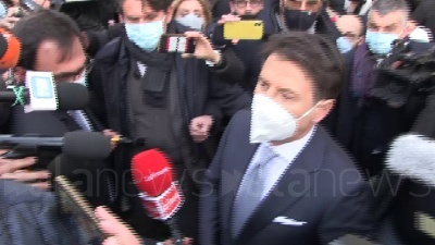 Scene from Conte: "Lavoro ad un patto di fine legislatura confido Italia viva non esca"