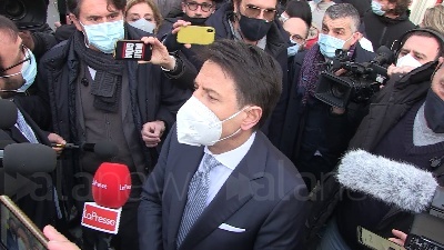 Scene from Conte: "Lavoro ad un patto di fine legislatura confido Italia viva non esca"