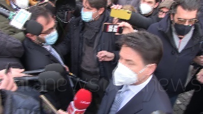 Scene from Conte: "Lavoro ad un patto di fine legislatura confido Italia viva non esca"