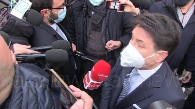 Scene from Conte: "Lavoro ad un patto di fine legislatura confido Italia viva non esca"