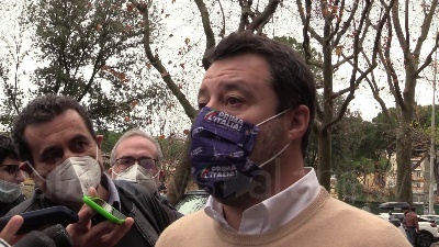 Scene from Monte dei Paschi, Salvini: "Diventi banca delle piccole e medie imprese"