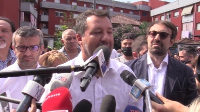 Scene from Quirinale, Salvini: "Non decide il piccolo Letta cosa farà il grande Draghi"