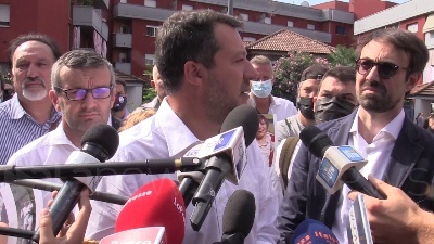 Scene from Quirinale, Salvini: "Non decide il piccolo Letta cosa farà il grande Draghi"