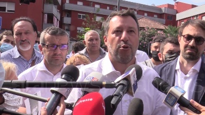 Scene from Quirinale, Salvini: "Non decide il piccolo Letta cosa farà il grande Draghi"