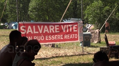 Scene from Tav, il Festival Alta Felicità si prepara alla marcia al cantiere di Chiomonte