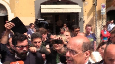 Scene from Zingaretti: "Oscuro se mafia rom a sostegno Salvini"