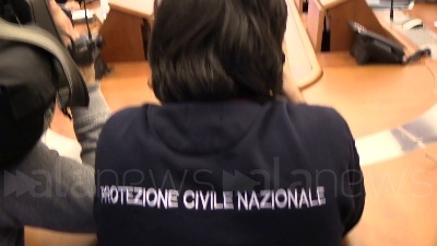 Scene from Coronavirus, Conte alla Protezione Civile: le immagini dal Comitato operativo