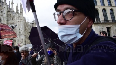 Scene from Milano, le voci dalla piazza contro il Ddl Zan: "Legge satanica contro la vita e la famiglia"