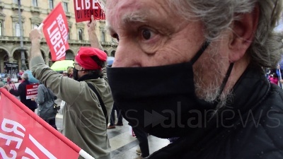 Scene from Milano, le voci dalla piazza contro il Ddl Zan: "Legge satanica contro la vita e la famiglia"