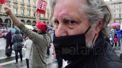Scene from Milano, le voci dalla piazza contro il Ddl Zan: "Legge satanica contro la vita e la famiglia"