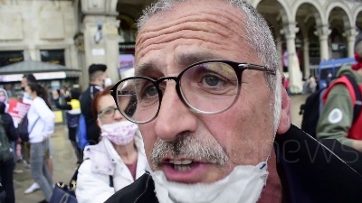 Scene from Milano, le voci dalla piazza contro il Ddl Zan: "Legge satanica contro la vita e la famiglia"