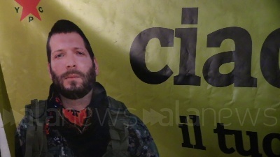 Scene from Siria, fiaccolata pro curdi di Pd, Leu, +Eu: "In ricordo di Lorenzo Orsetti"