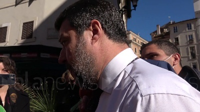 Scene from Ucraina, Salvini: "Sanzioni alla Russia? Vediamo, noi lavoriamo per la pace"
