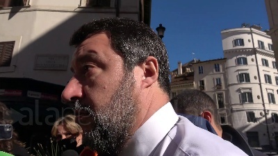 Scene from Ucraina, Salvini: "Sanzioni alla Russia? Vediamo, noi lavoriamo per la pace"