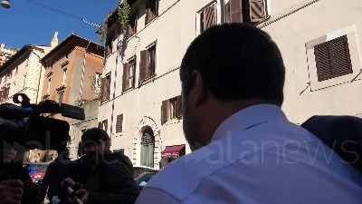 Scene from Ucraina, Salvini: "Sanzioni alla Russia? Vediamo, noi lavoriamo per la pace"