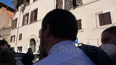 Scene from Ucraina, Salvini: "Sanzioni alla Russia? Vediamo, noi lavoriamo per la pace"