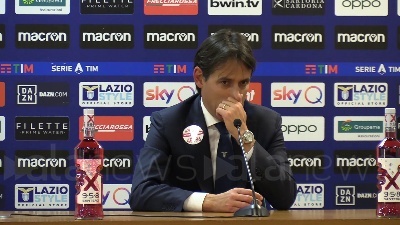 Scene from Lazio-Inter, Inzaghi: "Noi l'anti-Juve? Ci proveremo fino alla fine"